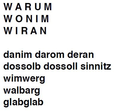warum